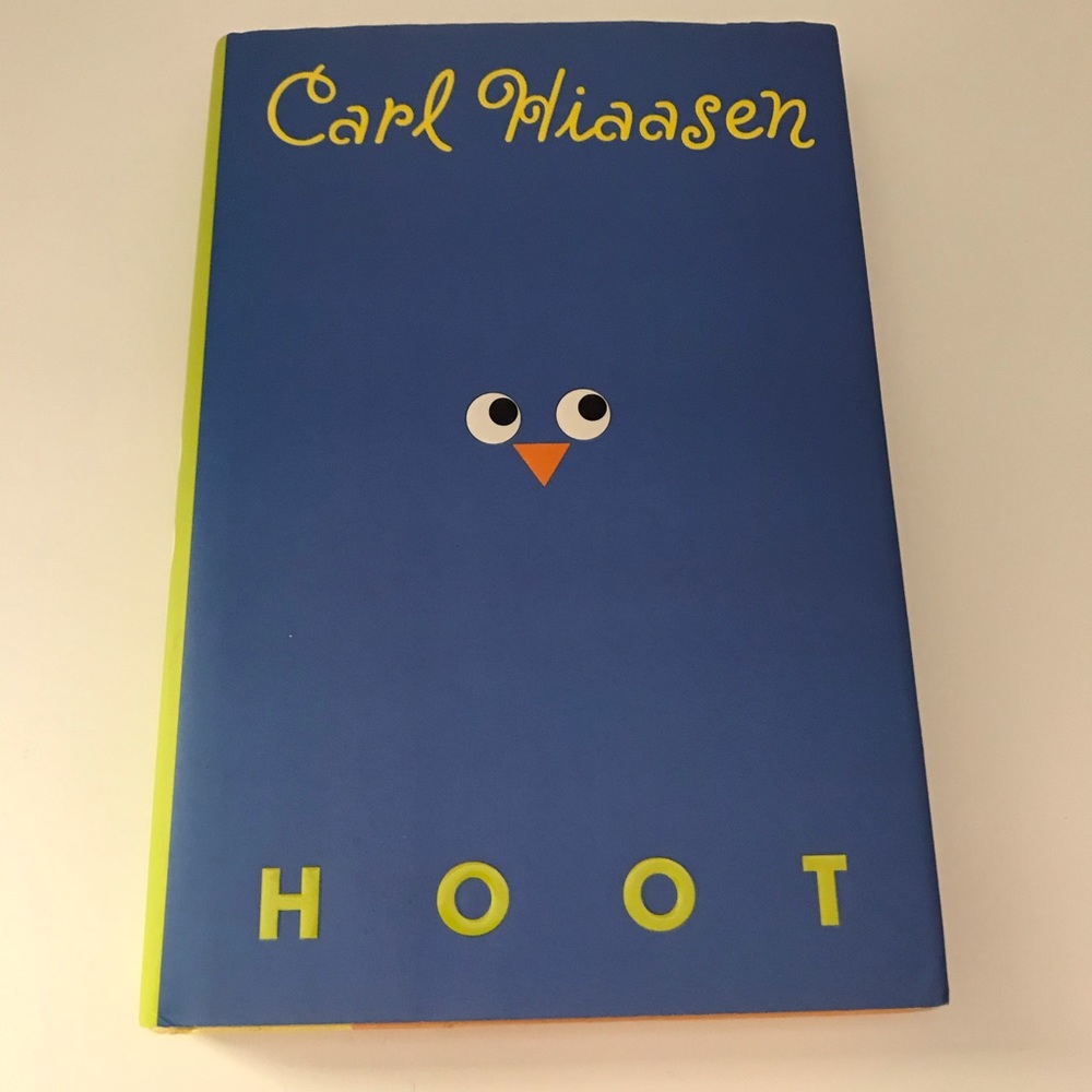 Carl Hiaasen HOOT Hardcover Book